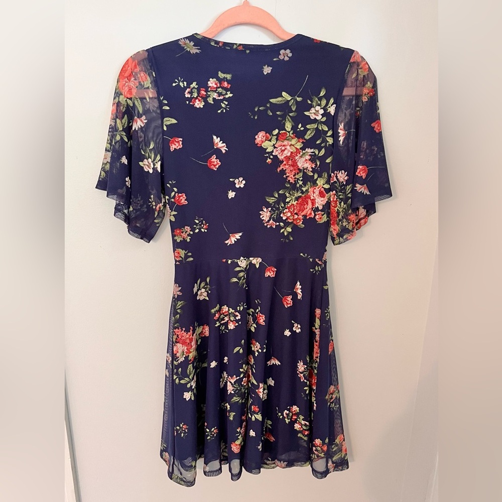 Vintage 1990’s BONGO Floral Mini Dress size Small - Picture 2 of 4